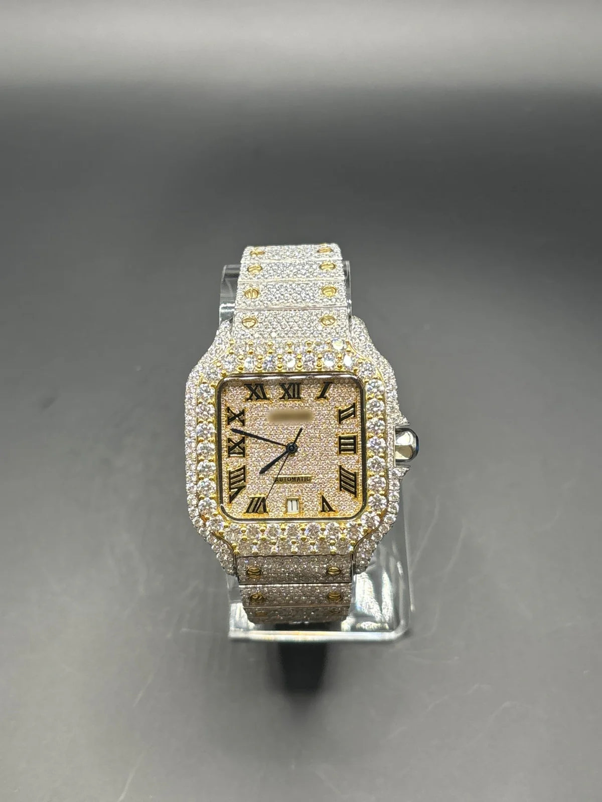 MOISSANITE TWO-TONE YELLOW CARTIER (40MM)