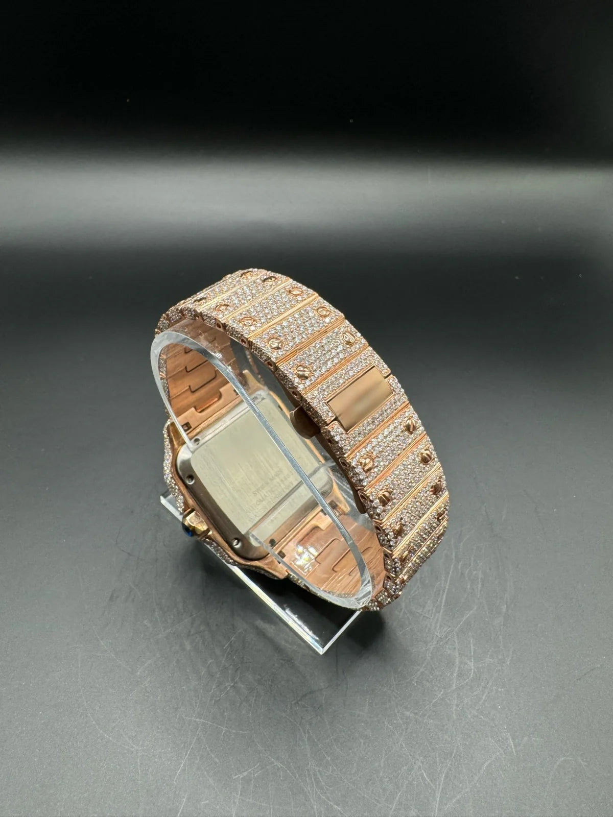 MOISSANITE FULL ROSE CARTIER (40MM)