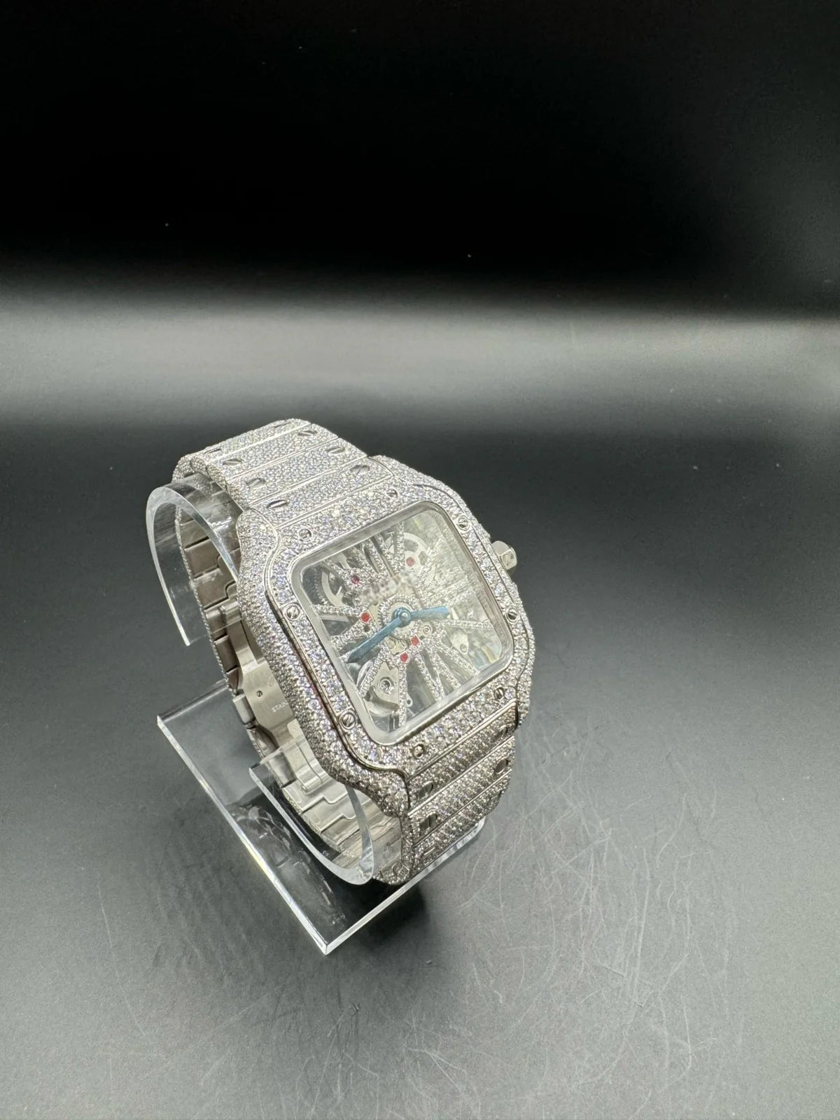 MOISSANITE SKELETON CARTIER (40MM)