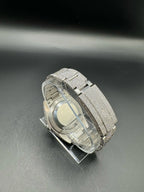 MOISSANITE ROLEX WITH OYSTER BRACELET AND ARABIC DIAL (41MM)