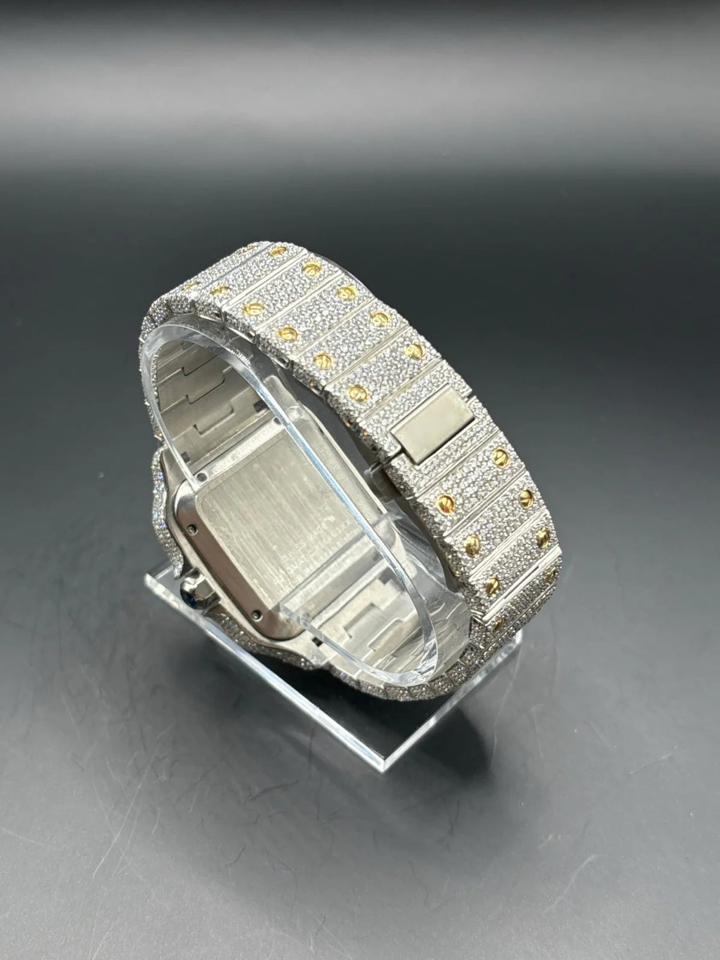 MOISSANITE TWO-TONE YELLOW CARTIER (40MM)
