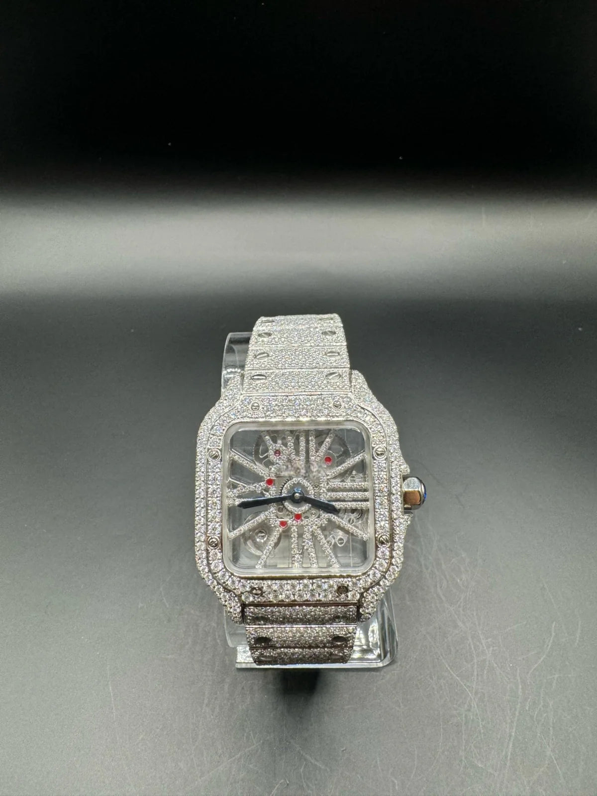 MOISSANITE SKELETON CARTIER (40MM)