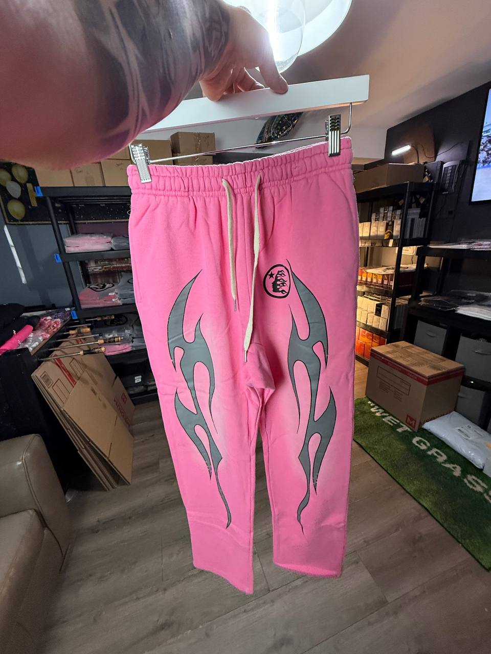 PINK HELLSTAR PANTS