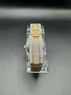 MOISSANITE TWO-TONE YELLOW ROLEX WITH OYSTER BRACELET (41MM)