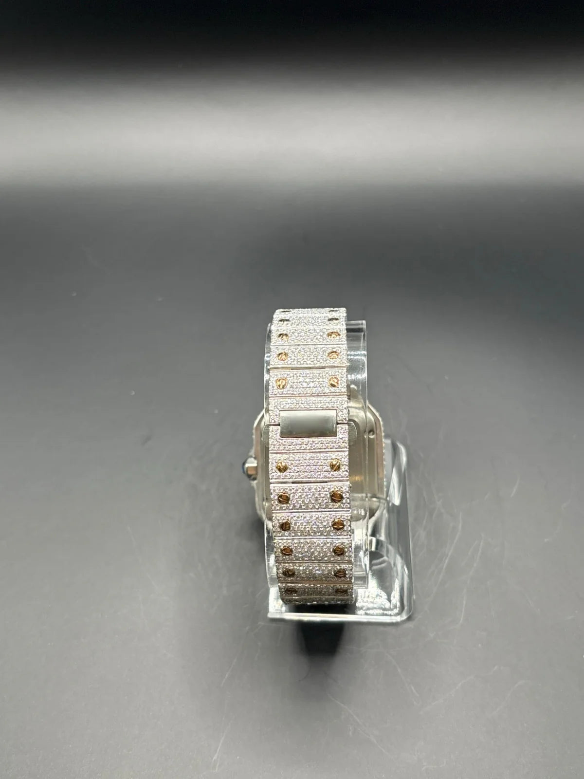 MOISSANITE TWO-TONE ROSE CARTIER (40MM)