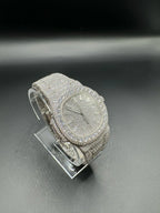 MOISSANITE PATEK WITH BAGUETTE DIAL (41MM)