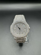 MOISSANITE PATEK WITH BAGUETTE DIAL (41MM)